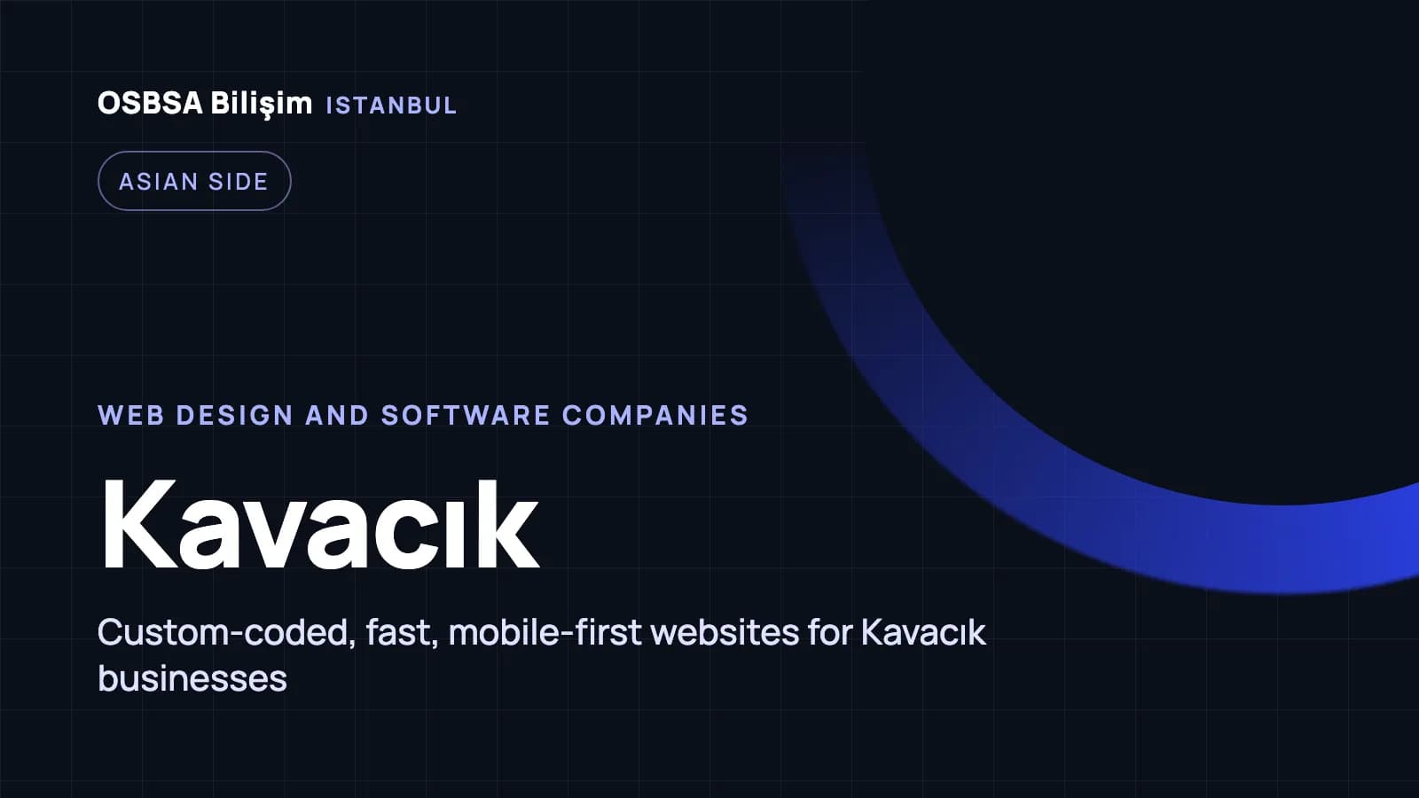 Kavacık web design companies, Kavacık web software agency