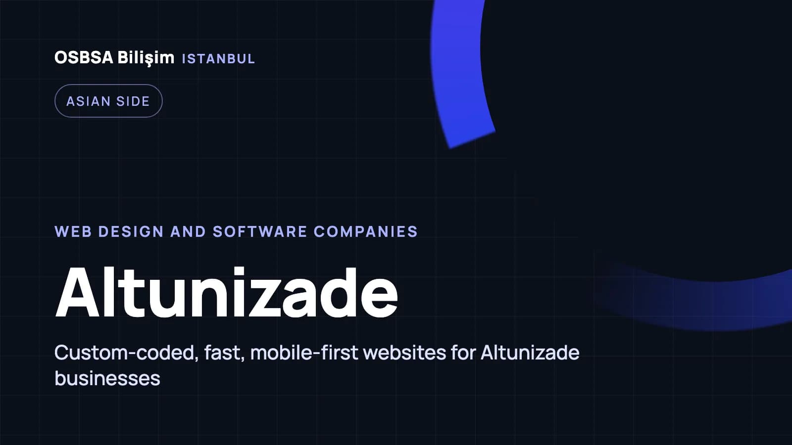 Altunizade web design companies, Altunizade web software agency