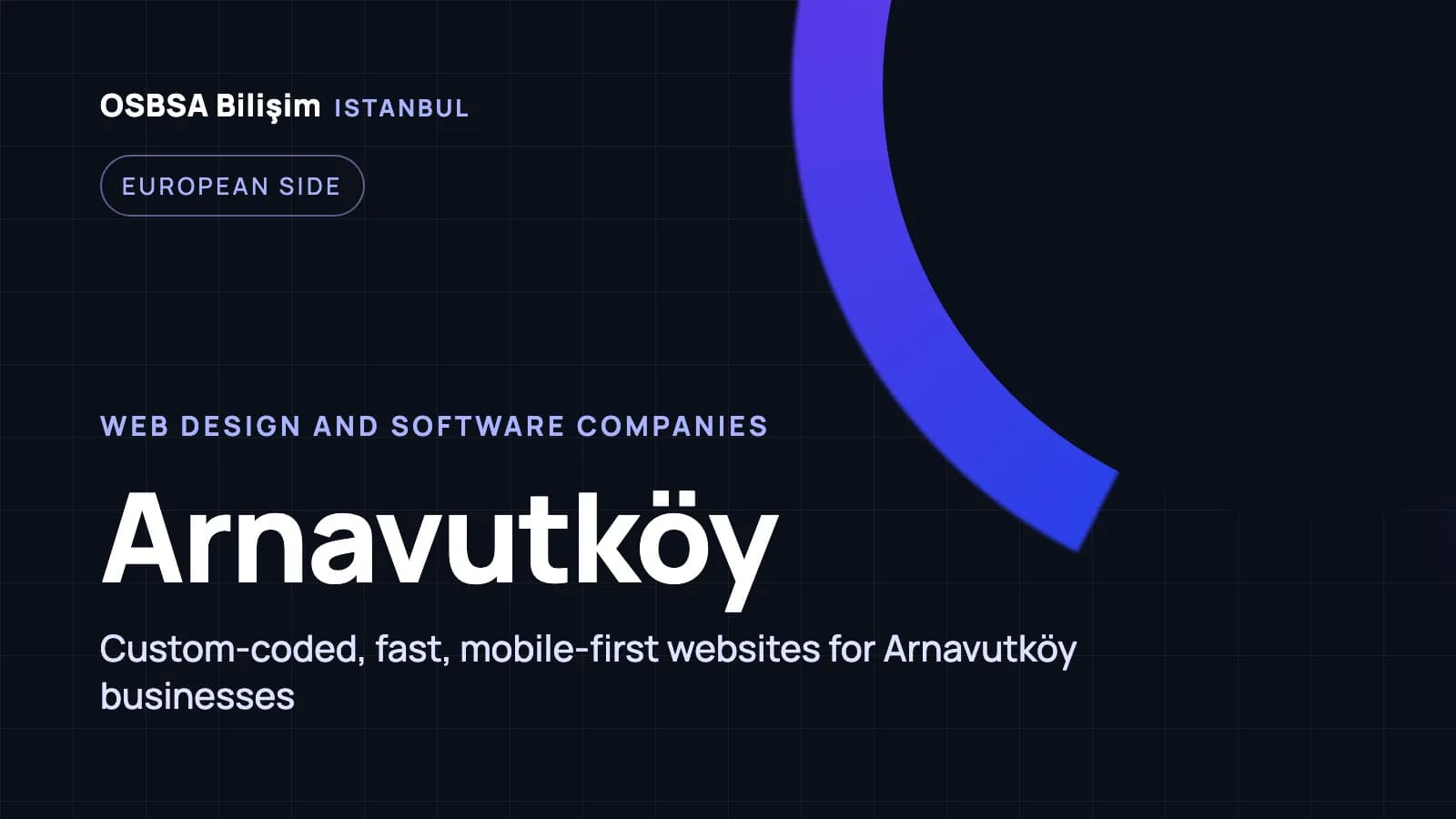Arnavutköy web design companies, Arnavutköy web software agency