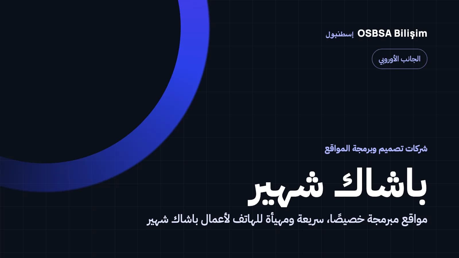 شركات تصميم المواقع في باشاك شهير، وكالة برمجة مواقع في إيكيتيللي