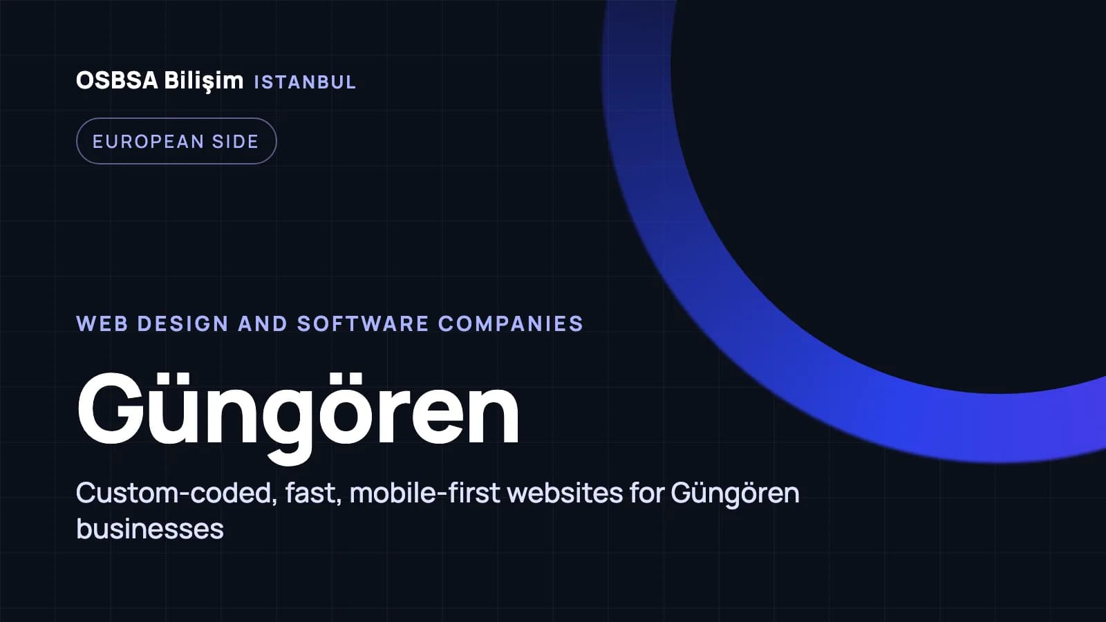 Güngören web design companies, Güngören web software agency