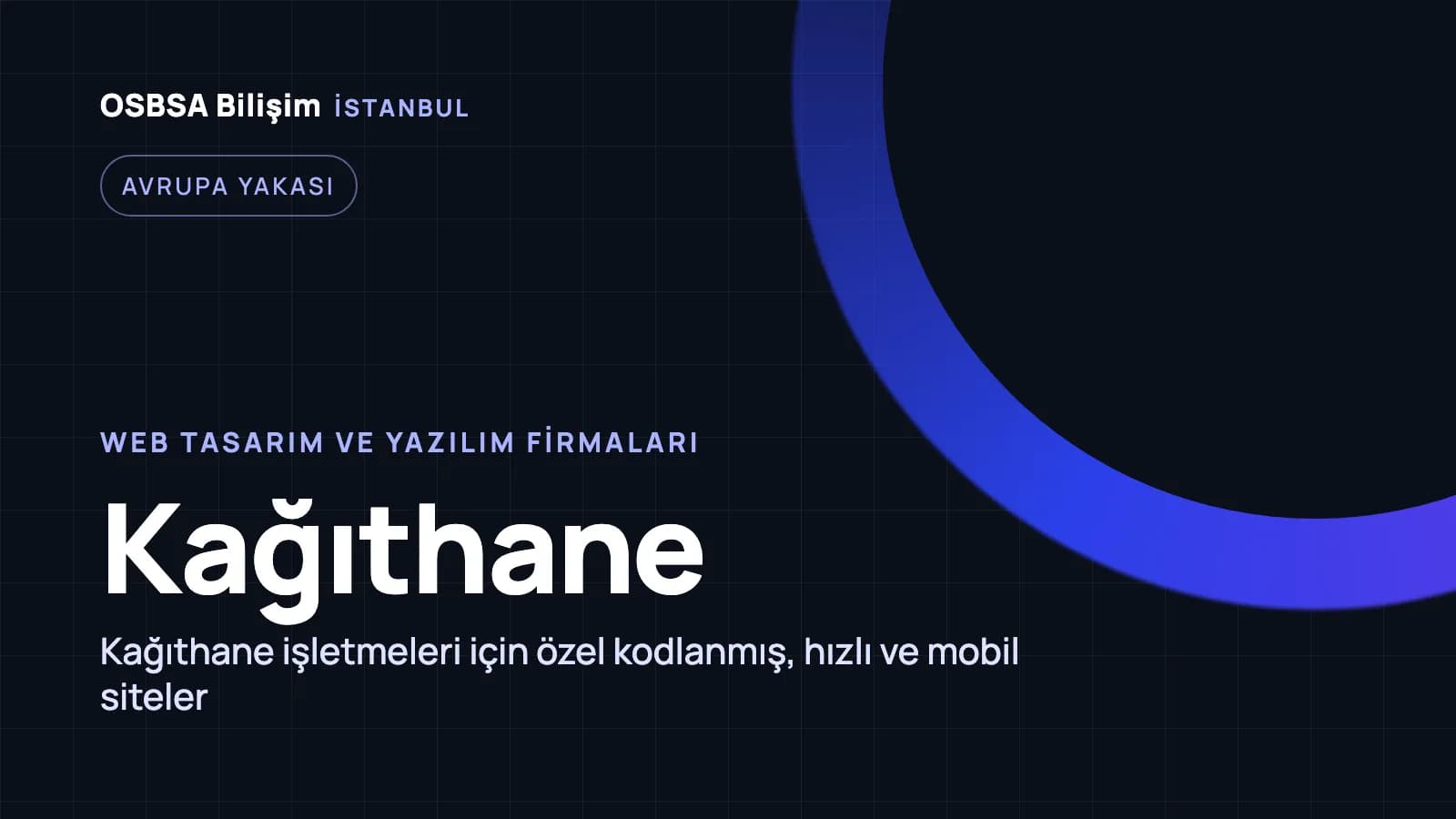 Kağıthane web tasarım firmaları, Kağıthane web yazılım ajansı