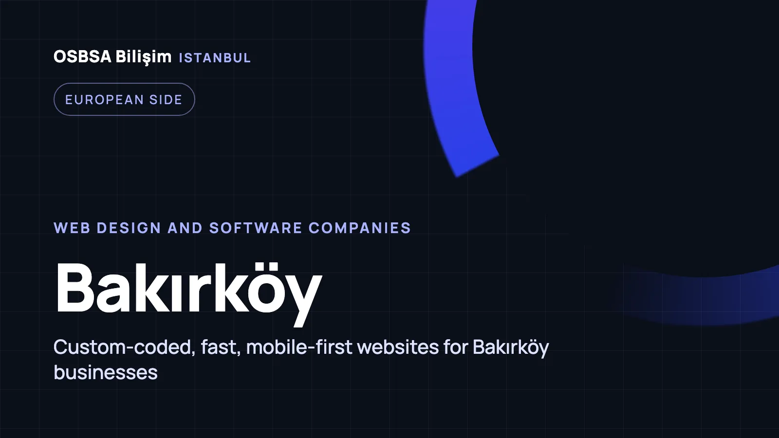 Bakırköy Web Tasarım - OSBSA Bilişim