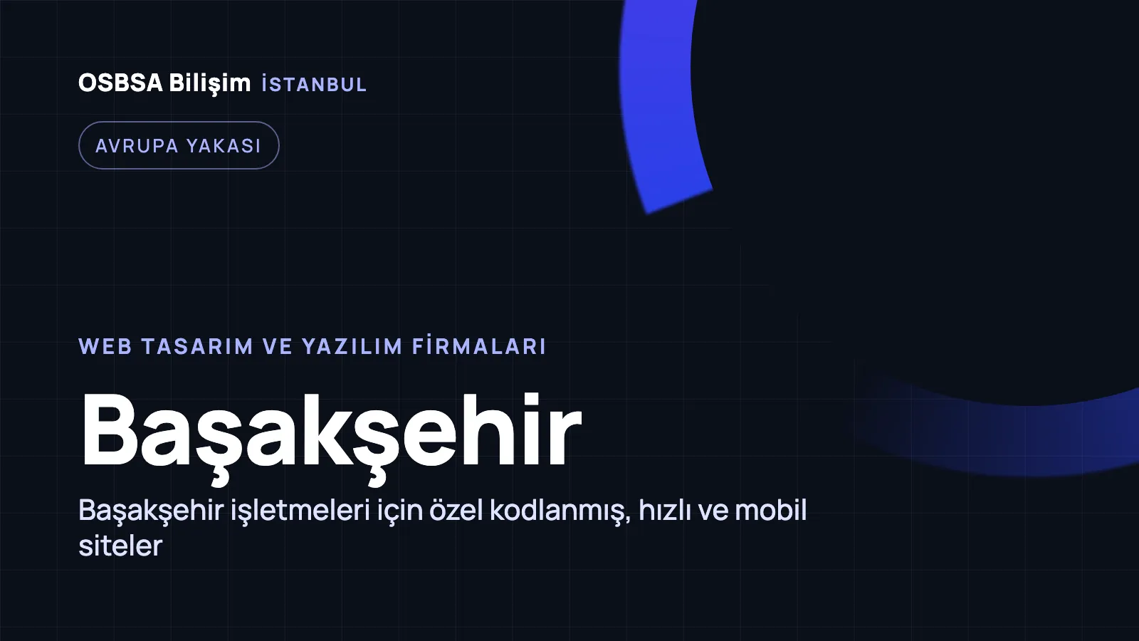 Başakşehir Web Tasarım - OSBSA Bilişim