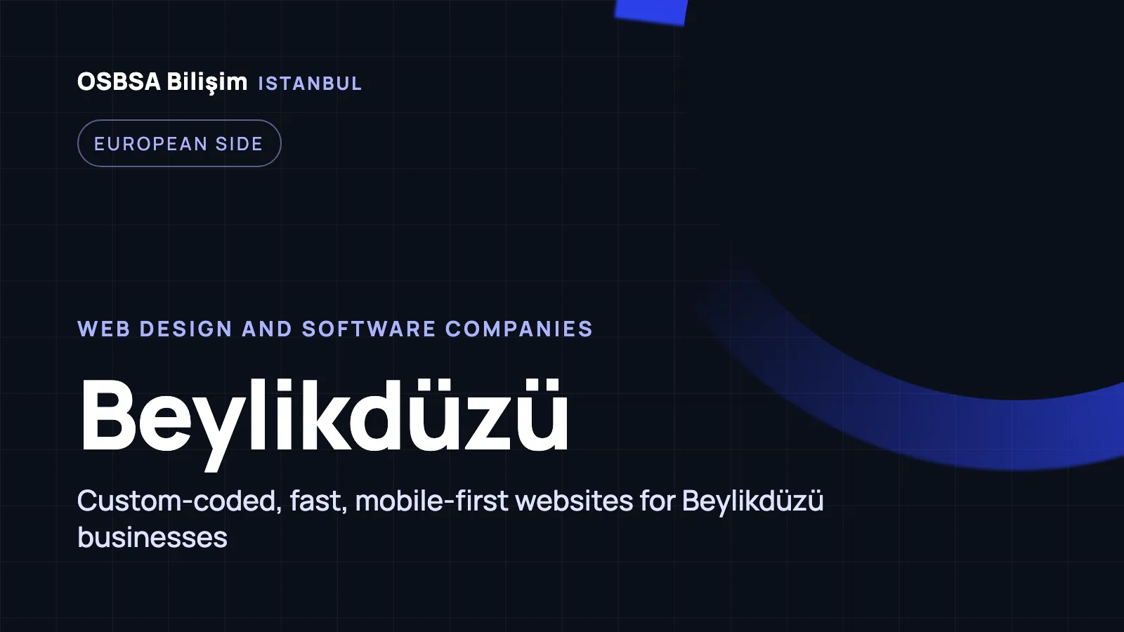 Beylikdüzü Web Tasarım - OSBSA Bilişim