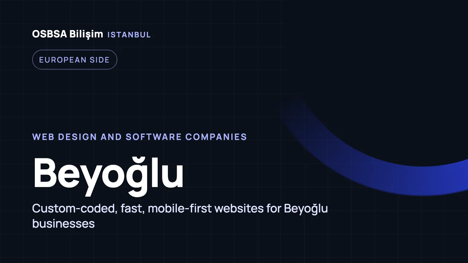 Beyoğlu Web Tasarım - OSBSA Bilişim
