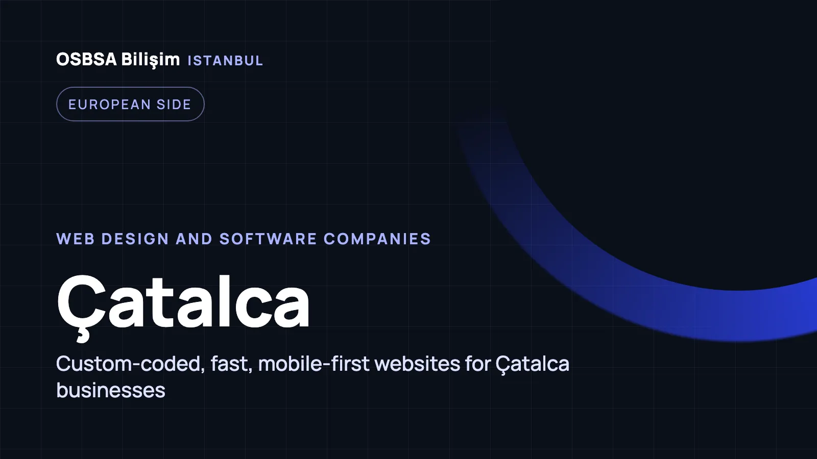Çatalca Web Design - OSBSA Bilişim