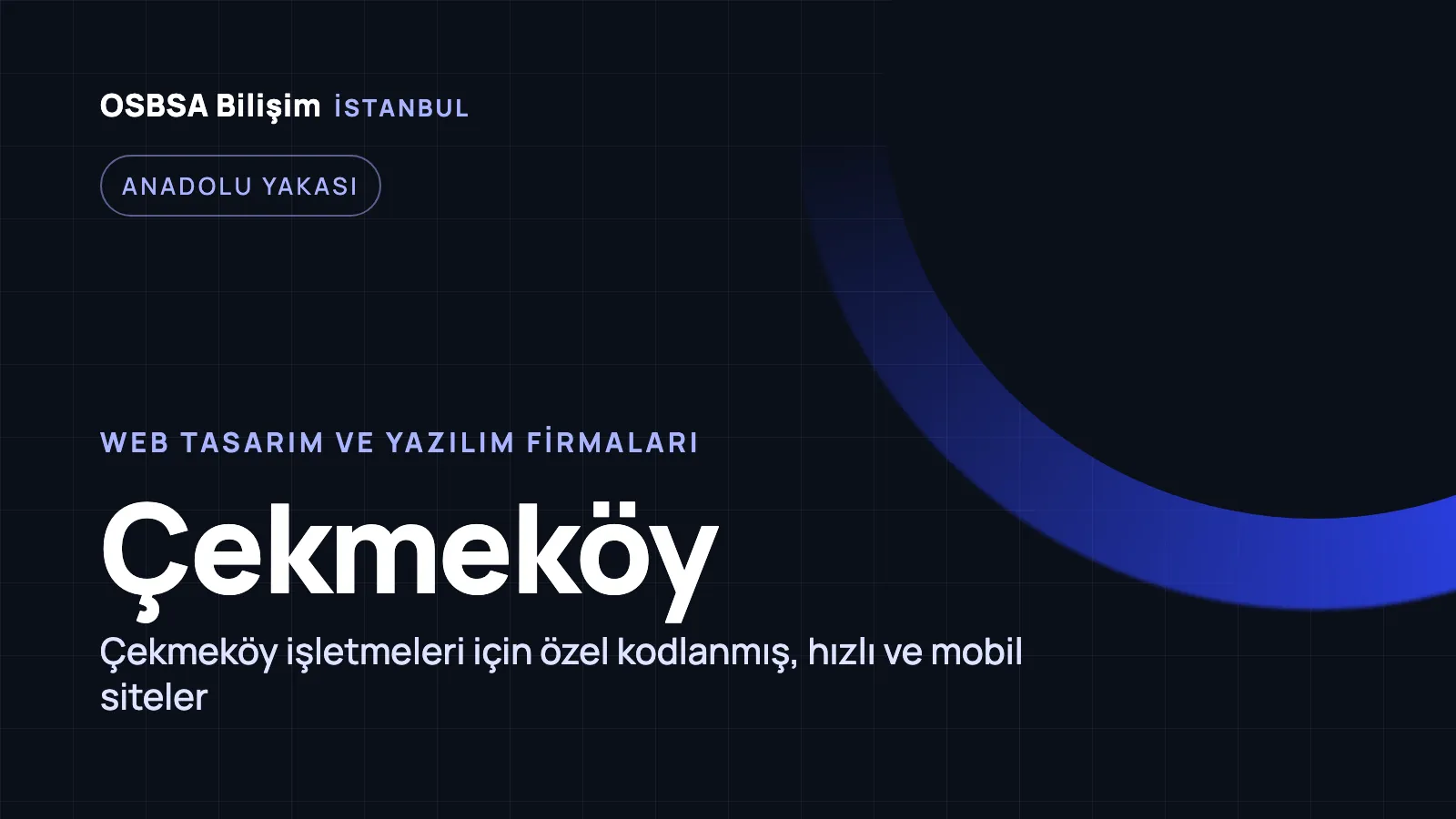 Çekmeköy Web Tasarım - OSBSA Bilişim