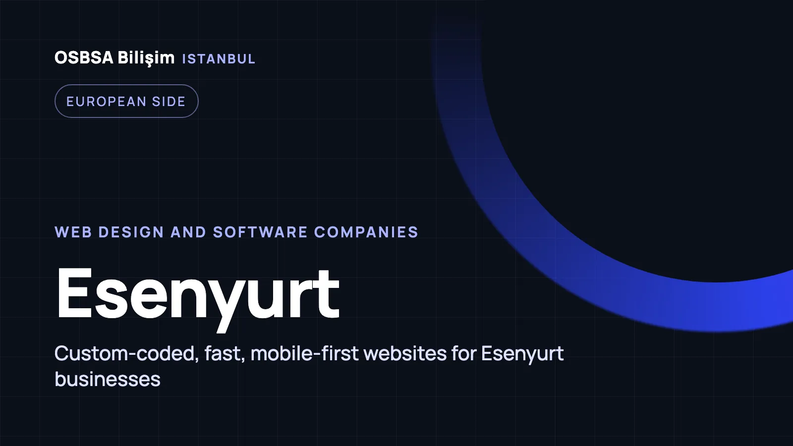 Esenyurt Web Design - OSBSA Bilişim