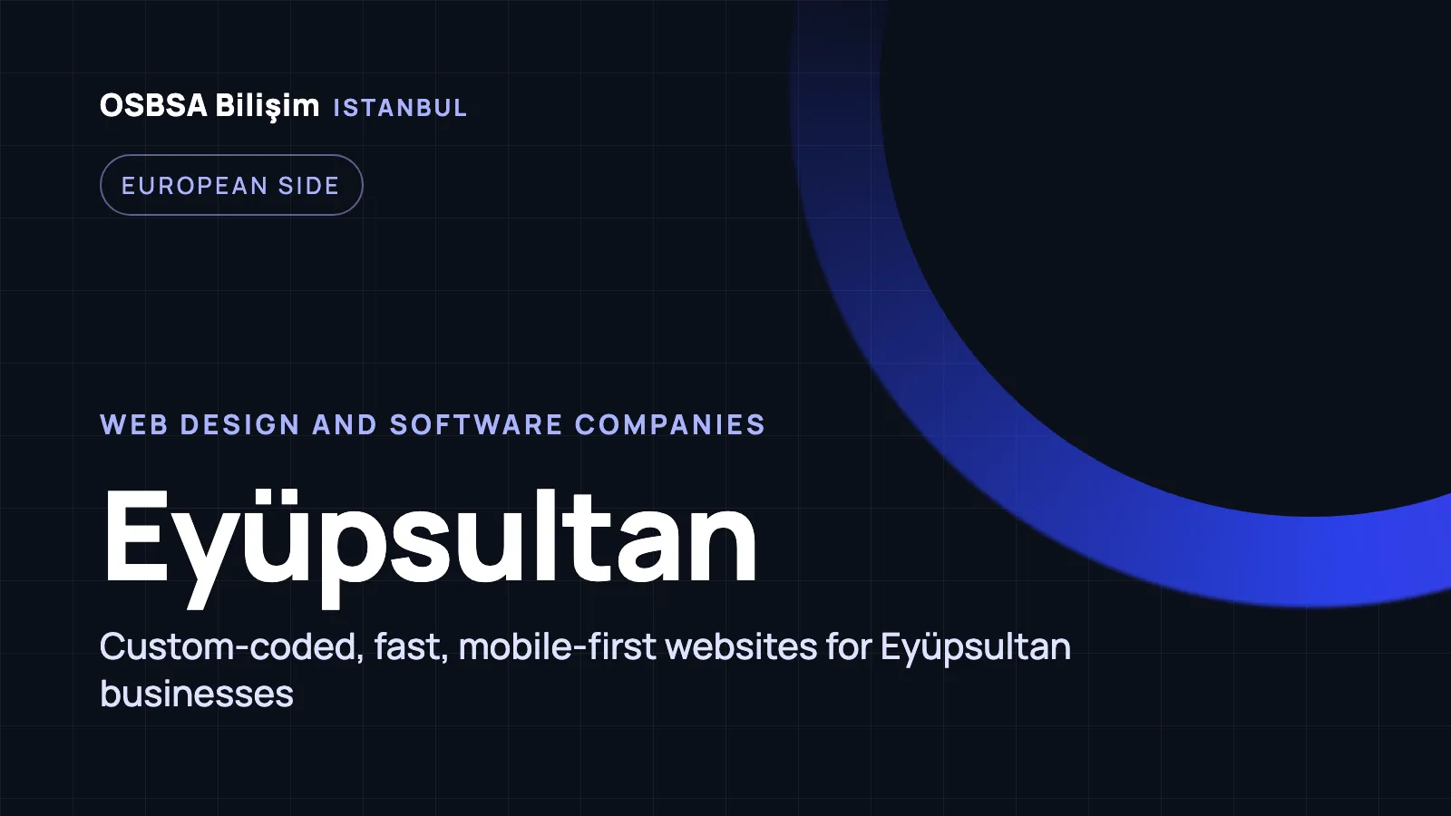 Eyüpsultan Web Design - OSBSA Bilişim