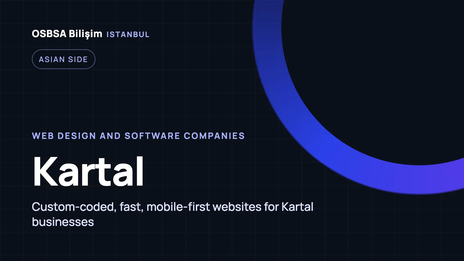 Kartal Web Design - OSBSA Bilişim