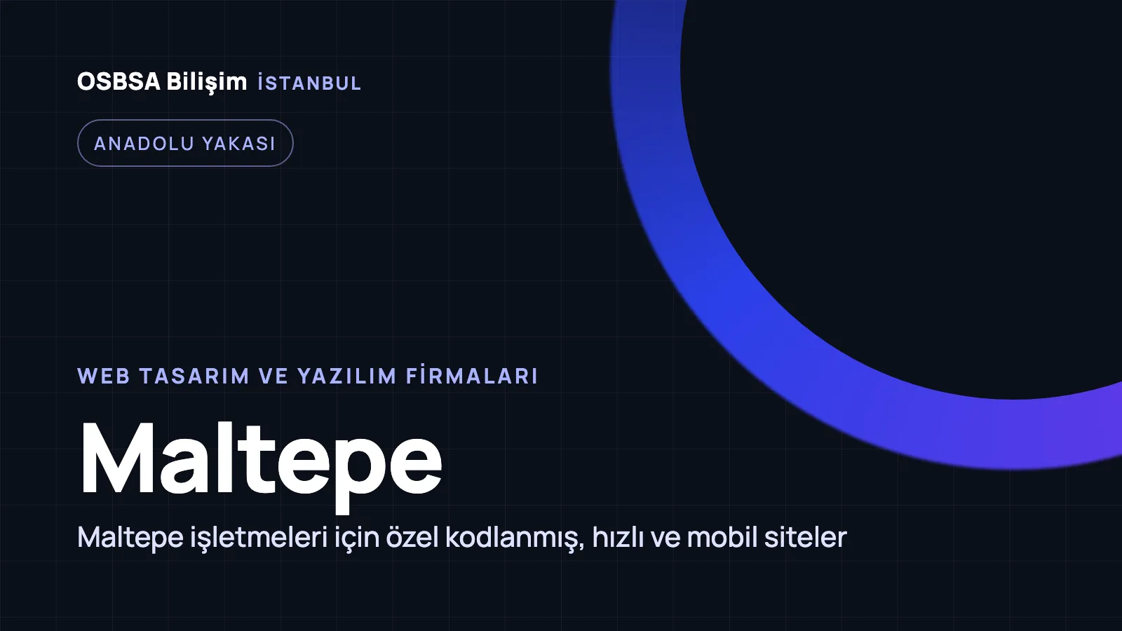 Maltepe Web Tasarım - OSBSA Bilişim