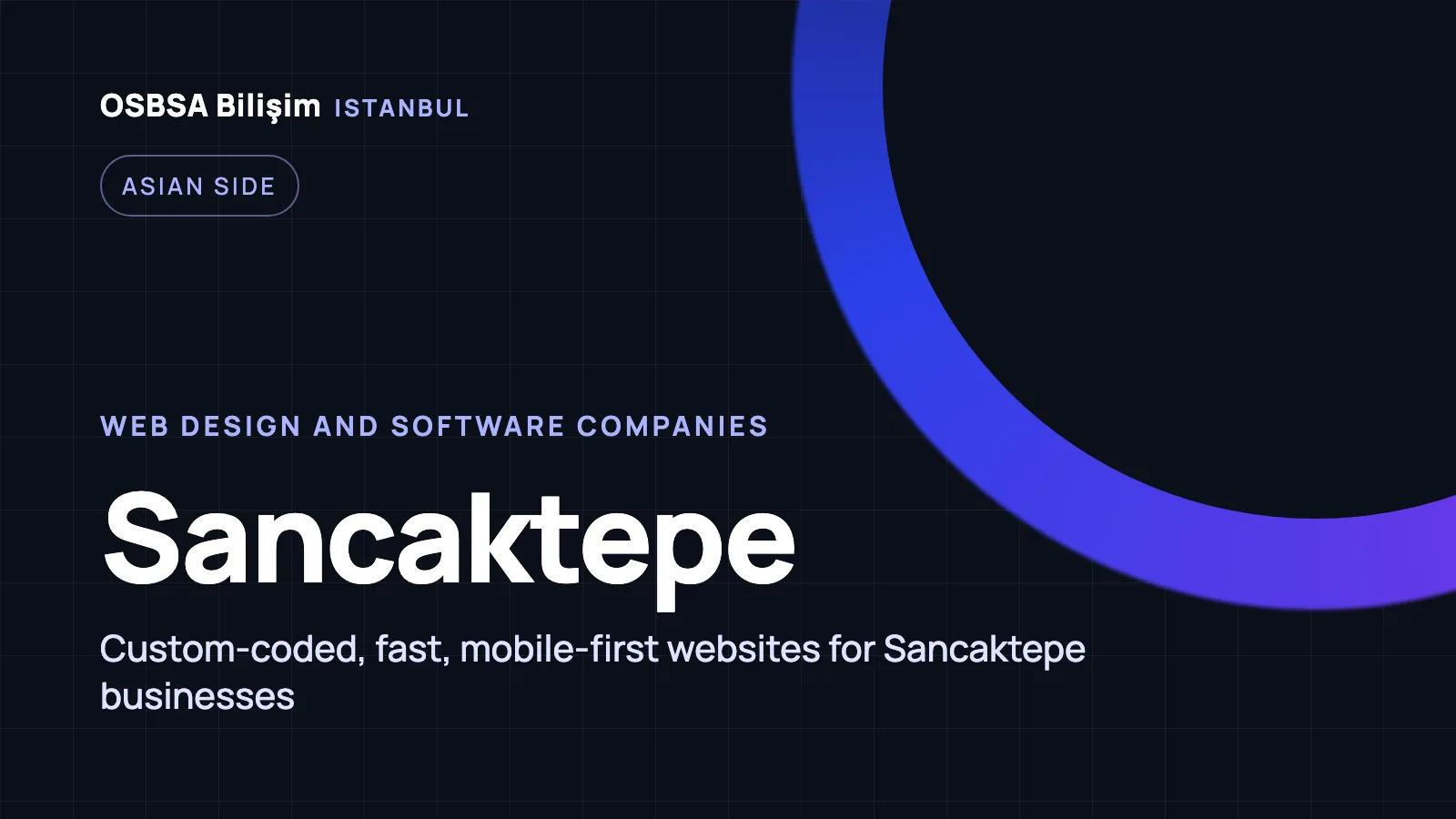 Sancaktepe Web Design - OSBSA Bilişim