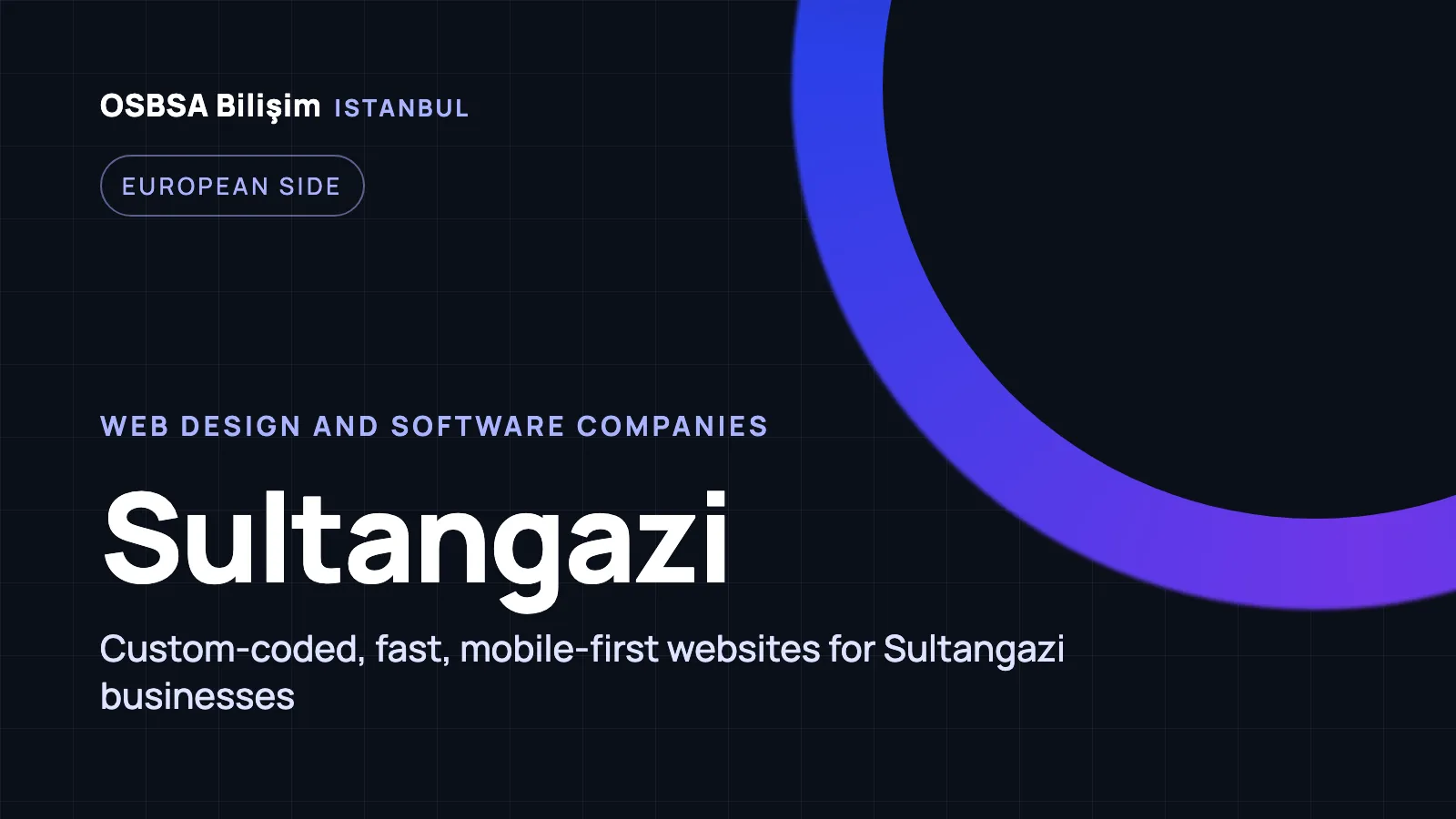 Sultangazi Web Design - OSBSA Bilişim