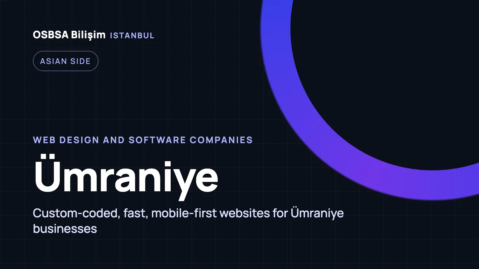 Ümraniye Web Design - OSBSA Bilişim
