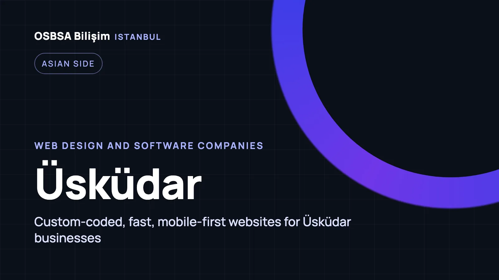 Üsküdar Web Design - OSBSA Bilişim
